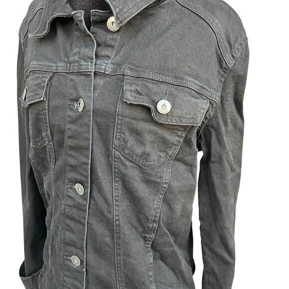 Wrangler women’s XL black denim jacket - Picture 5 of 10